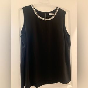 Calvin Klein rhinestone top
